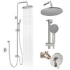 Hurran Shower System with 10 Inch Rain Shower Head and