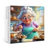 Fun Kitchen Grandma Puzzle 1000 Pieces for Adults, Baking Chocolate