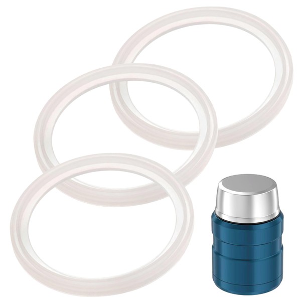 Impresa Products [3 Pack Gaskets fits Thermos Stainless King Food
