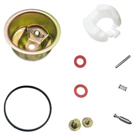 TXGXMB TXGWM Replacement Carburetor Chamber Float Bowl Needle Spring Seal Pin Gasket 16010-ZE1-812 Compatible with Honda GX120 GX160 GX200 GXV120 GXV140 GXV160 Engine Snowblower Pressure Washer