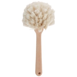 Fox Run Kitchen Brush, Natural Horsehair Fiber Dish and Glass Brush, 10" | Easily Clean Bottles & Hard To Reach Dishware | Kitchen Cleaning Essential 