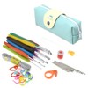 41Pack Crochet Hooks Set,Knitting Accessories Tools with Case,Aluminum Knitting Needle,Ergonomic