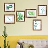 SESEAT 8x10 Picture Frame Brown Set of 6, Display Pictures