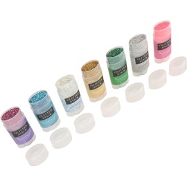 Body Glitter Stick Safe 0.56oz 7 Botellas Glitter Stick Maquillaje para Festivales de Música para Ojos