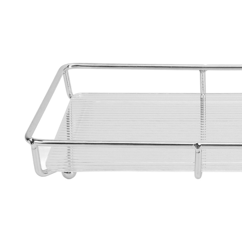 Bathroom Countertop Tray Stainless Steel Acrylic Modern Minimalist Design Space