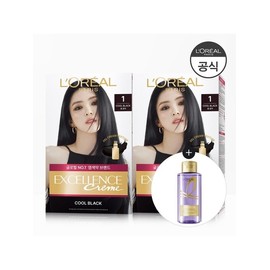 L’Oréal Paris Excellence Cream (11 types) 2 units [Giveaway] Shampoo Mini 100ml (Random) / 로레알파리 엑셀랑스 크림 (11종) 2개 [증정]샴푸 미니 100ml(랜덤)