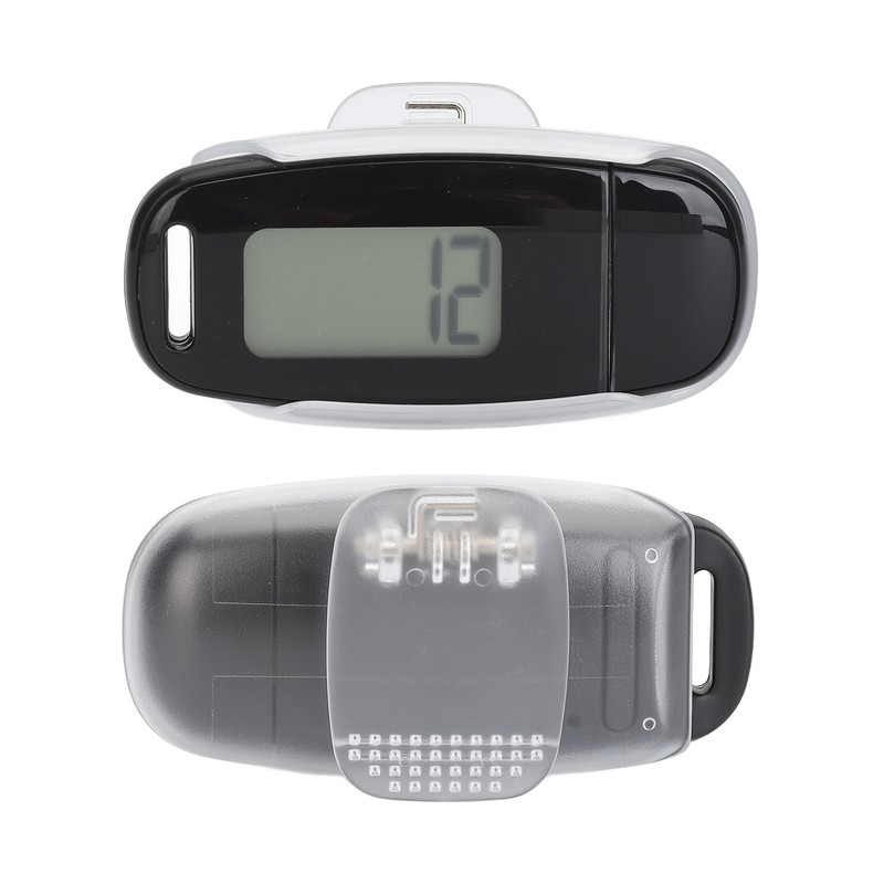 Step Counter Large LCD Screen USB Rechargeable Accurate Portable Lightweight