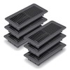 FanGoFast 4" x 10" Floor Register 6 Pack, Heavy Duty