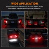 6PCS 6 Inch Oval LED Trailer Tail Lights, 4 Red