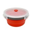 CARTINTS Red Collapsible Food Storage Bowls Silicone Travel Bowls with