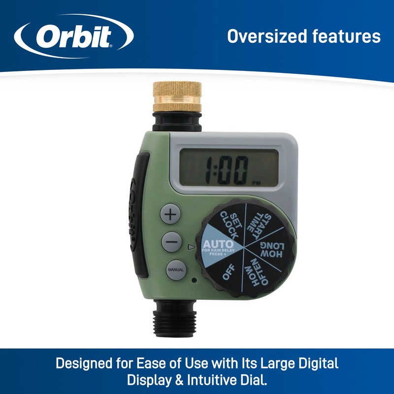 Orbit 62056 One Outlet Single-Dial Hose Watering-timers 2-Pack