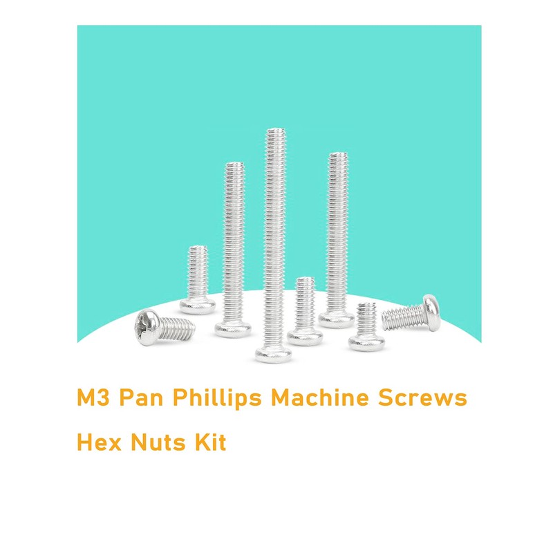 binifiMux 360pcs M3 x 4mm / 6mm / 8mm /