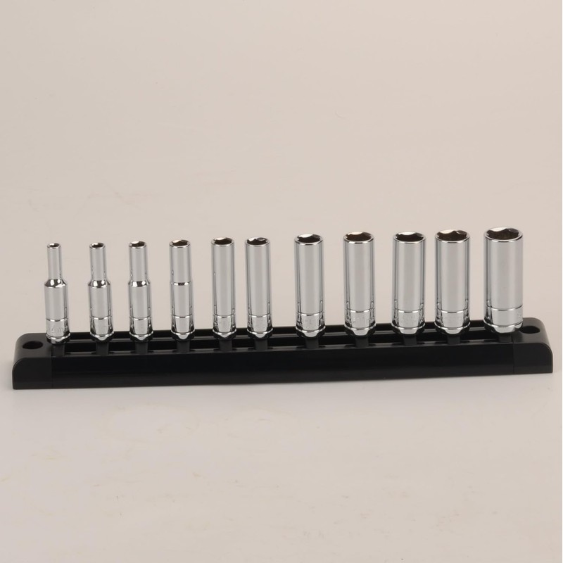 Deep Socket Set, Hex Sockets, 0.25 inch (6.35 mm), 1/4