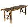 Oriental Furniture Simple Rustic Unique Coffee Table, 4-Feet Japanese Style
