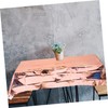 Mikinona 2pcs Rose Gold Tablecloth Wedding Party Tablecloth Party Table