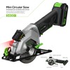 GALAX PRO Mini Circular Saw, DC20V 4-1/2" Cordless Circular Saw