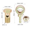 X AUTOHAUX 14 mm Banjo Hose Bolt Washer Fitting Metal