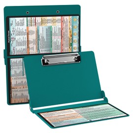 Whitecoat Clipboard® - Physical Therapy Edition (Teal, Bifold)