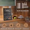 Slate Hanging Chalk Board, Kitchen Notes Blackboard, Black Chalkboard Signs,
