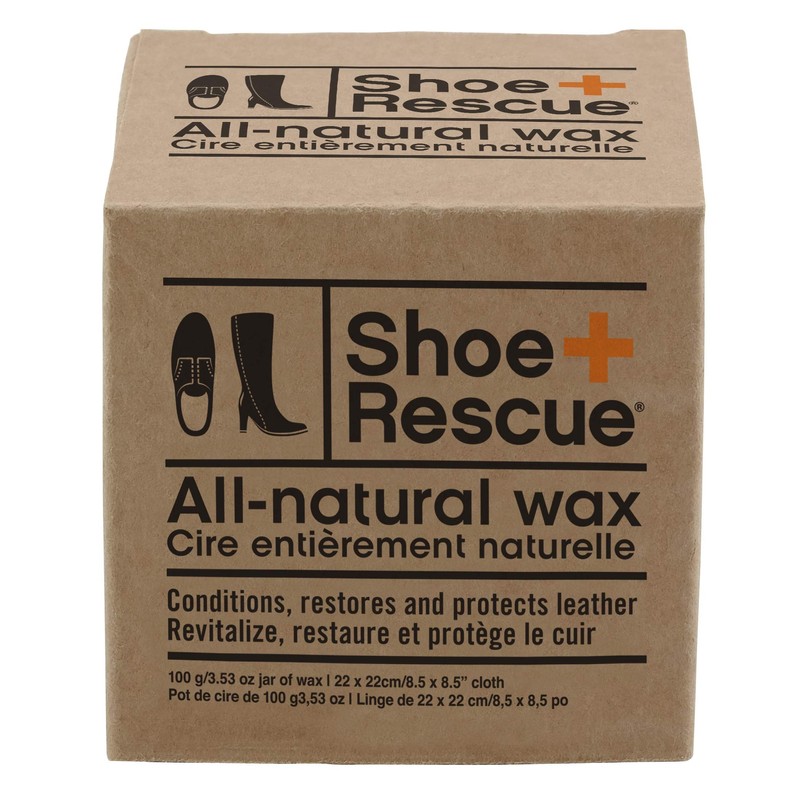 ShoeRescue All-Natural Wax for Leather Boots, Shoes & Bags |