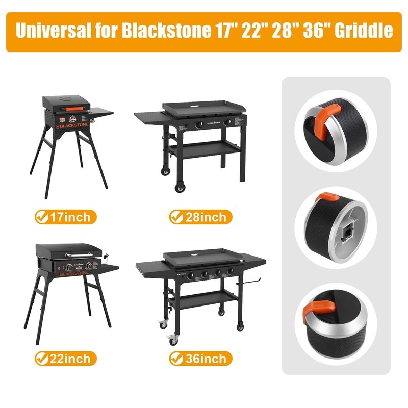 Control Knob for Blackstone 17" 22" 28" 36" Griddle Accessories