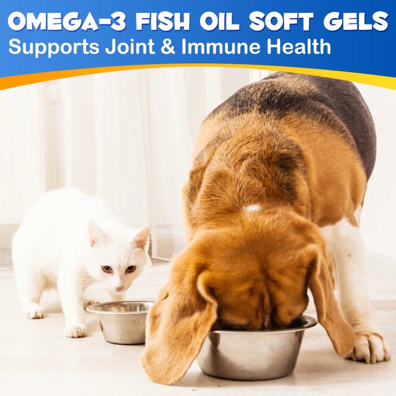 Suplemento Para Perro Y Gato Omega 3-6 Epa Y Dha