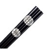 One Pair Chopsticks Lacquer (Wajima-nuri) Large Wheel (Tairin) Made in