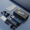 Mini Car Vacuum, 15000PA Strong Suction Cordless with LED Light,