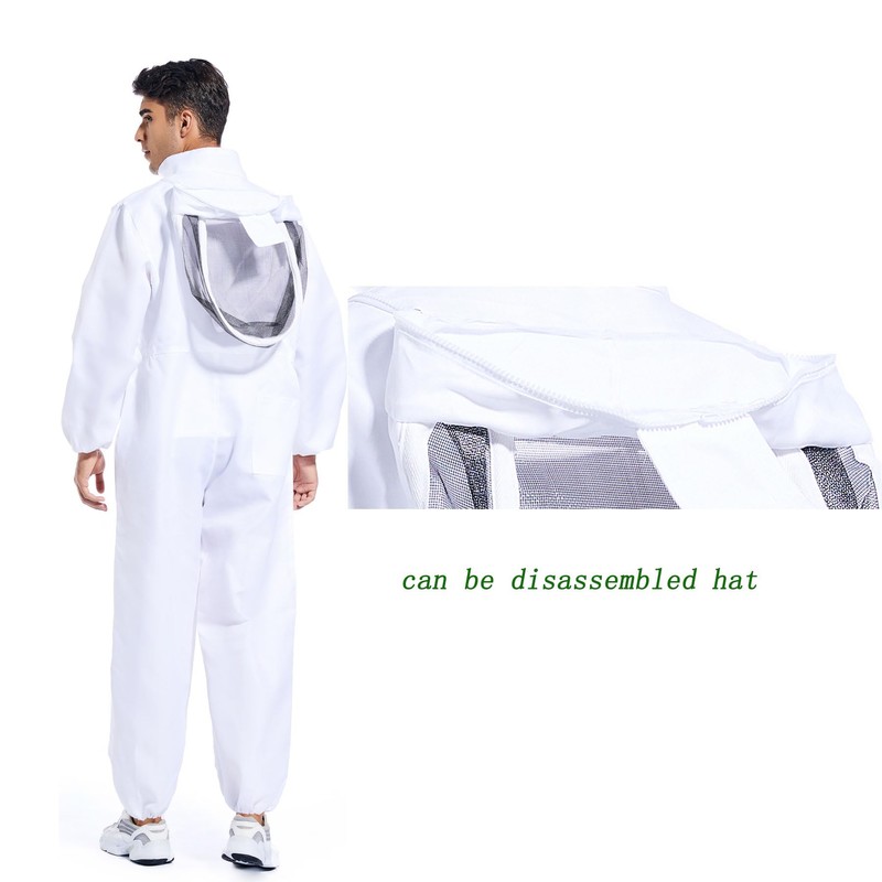 Bee Suit for Men Women Sting Proof, Polycotton Beekeeping Suit
