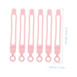 Operitacx 5 Sätze Teiliges Silikon Kabelorganizer Kabelbinder Für Effektives Kabelmanagement Tragbar Für Usb Audiokabel 16 Stück * 5