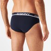 Skiny Men's Briefs (Pack of 3), Grey blue black selection