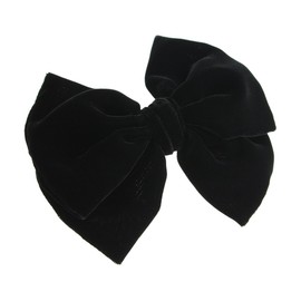 VingTAINE H-518 Velvet Ribbon Barrette, Hair Accessory, Wedding Party After-party, Hair Accessory