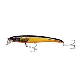 Bomber Lures BSW17AXCHO Saltwater Grade Magnum Long A Bait, Chartreuse Flash/Black Back/Orange Belly