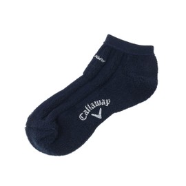 Callaway C25193200 Women's Ankle Socks (Pile, Functional Material EZ DRY), Antibacterial and Deodorizing, Golf Socks, 1120_navy