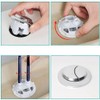 Lokatall Dual Push Flushing Toilet Button, 2 Pack Replacement Toilet