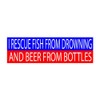 Rogue River Tactical Funny Fishing Bumper Sticker Fish Auto Decal