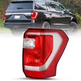 SOCKIR Halogen Tail Light Assembly Fit for Ford Expedition 2018-2020 2021 Taillight Right Passenger Side Brake Lamp With Bulbs