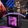 Kuabiz Lighted Up Tip Jar for Money with Lock and