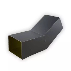 RGDSupply European Smooth Short "A" Gutter Elbow for Modern Box Gutters 3x4 Multiple Color