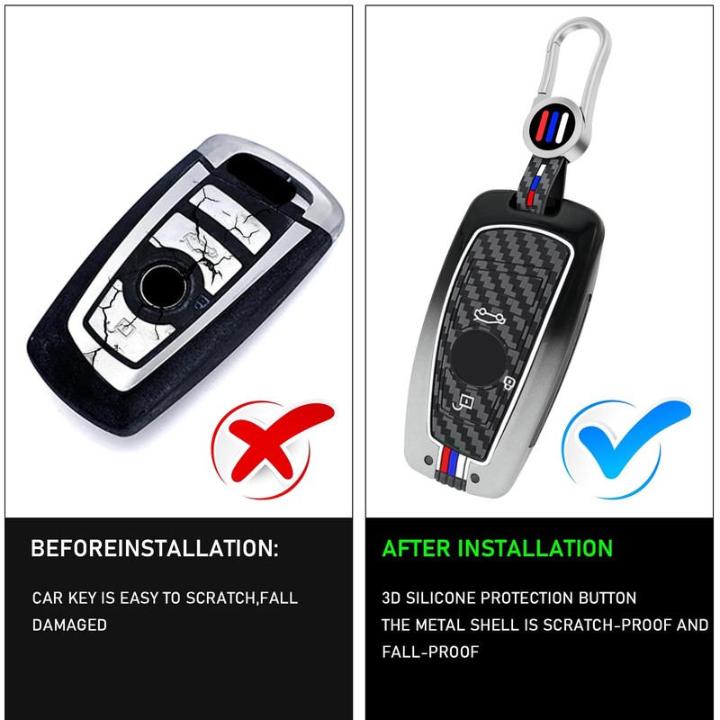 TTCR-II Car Key Case Gradient, Black and white gradient