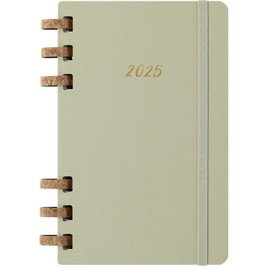 Moleskine Weekly & Monthly Planner, 12-Month Weekly and Monthly Planner, Hard Cover and Elastic Closure, Crush Kiwi, Large Format 15 x 21 cm