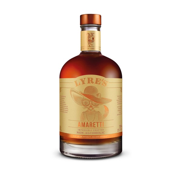 Lyre's Amaretti Non-Alcoholic Spirit - Amaretto Style | Award Winning | 23.7 Fl Oz