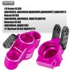 RCarmubWow Alloy RC Front Knuckles Steering Blocks & Rear Hub