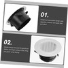 Outanaya Round Soffit Air Exhaust Vent Cover Ac Vent Cover