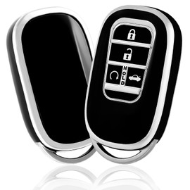 OFF WE GO Key Shell TPU Car Key Cover, Key Case, Compatible with New Honda Honda N-Box, JF5, JF6, Vezel, VEZEL RV3, RV4, RV5, RV6, CIVIC Hatchback, FL1, Step Wagon, Roadster, New Honda Compatible