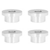 4Pcs Billet Handlebar Riser Bushing Solid CNC T6 Aluminium Alloy