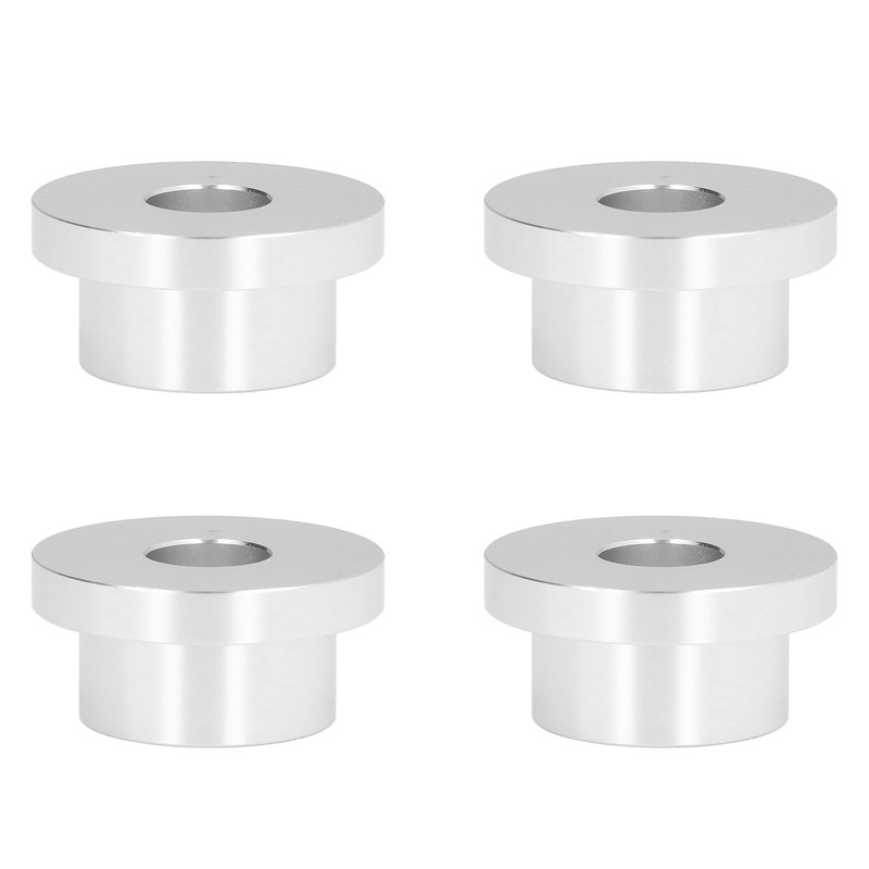 4Pcs Billet Handlebar Riser Bushing Solid CNC T6 Aluminium Alloy