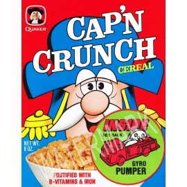 Capn Crunch Cereal Vintage High Quality Metal Magnet 3 x 4 inches 9446