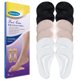 6 Paia di Solette Ortopediche per Supporto Arco, in Gel, Adesivi Plantare per Piedi Piatti e Fascite, Unisex Donne Uomini, per Alleviare la Pressione e il Dolore