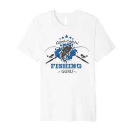 Fishing Shirt Fisherman Gifts for Fishing Guru Fish Dad Premium T-Shirt